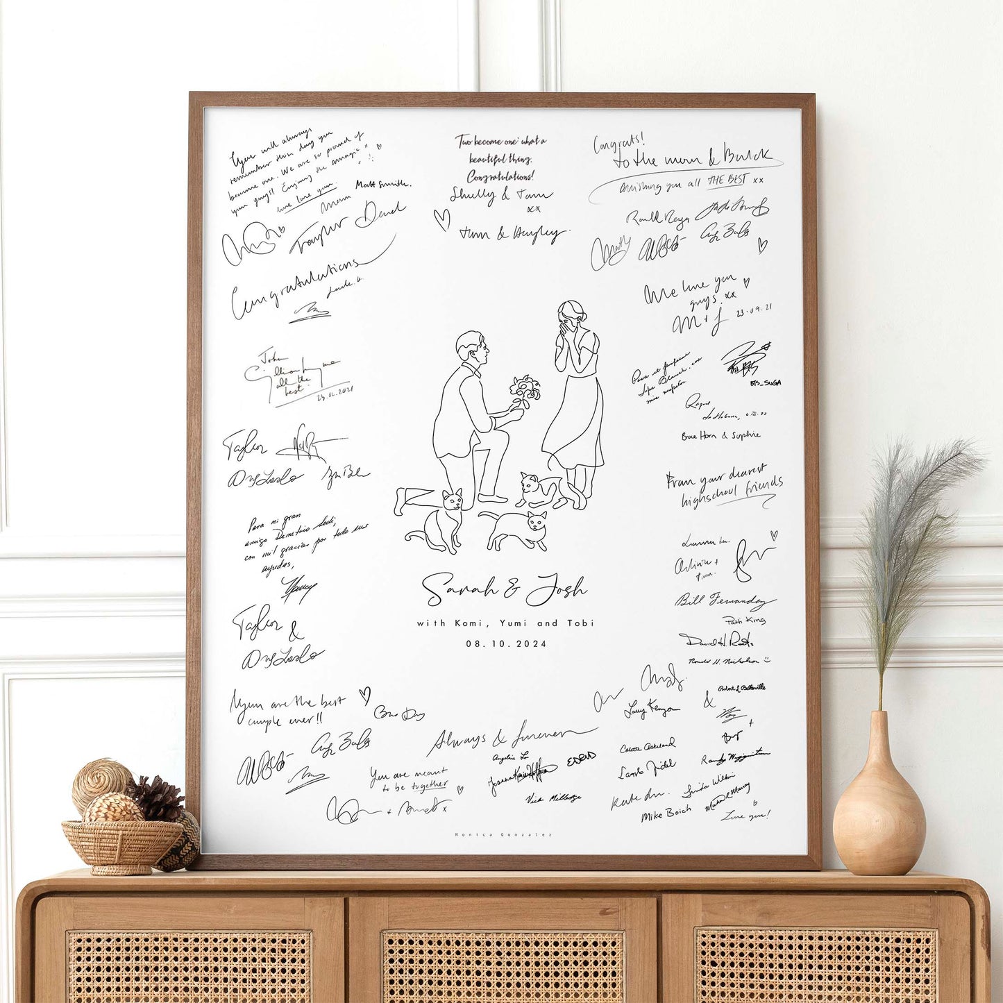 CUSTOM GUEST BOOK POSTER - Digital printable