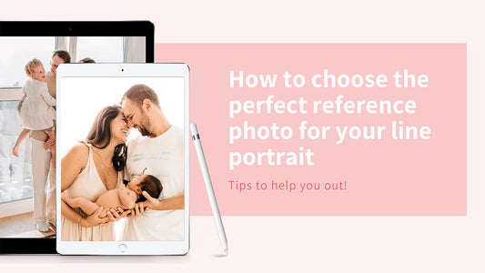 How to choose the perfect reference photo for your line portrait