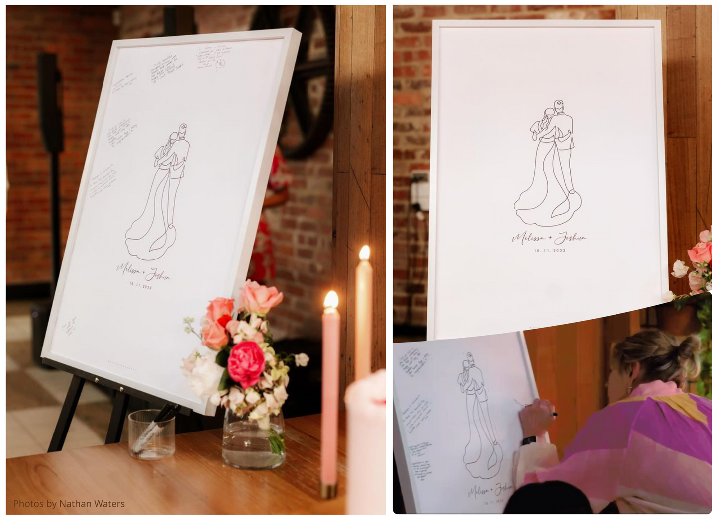 CUSTOM GUEST BOOK POSTER - Digital printable