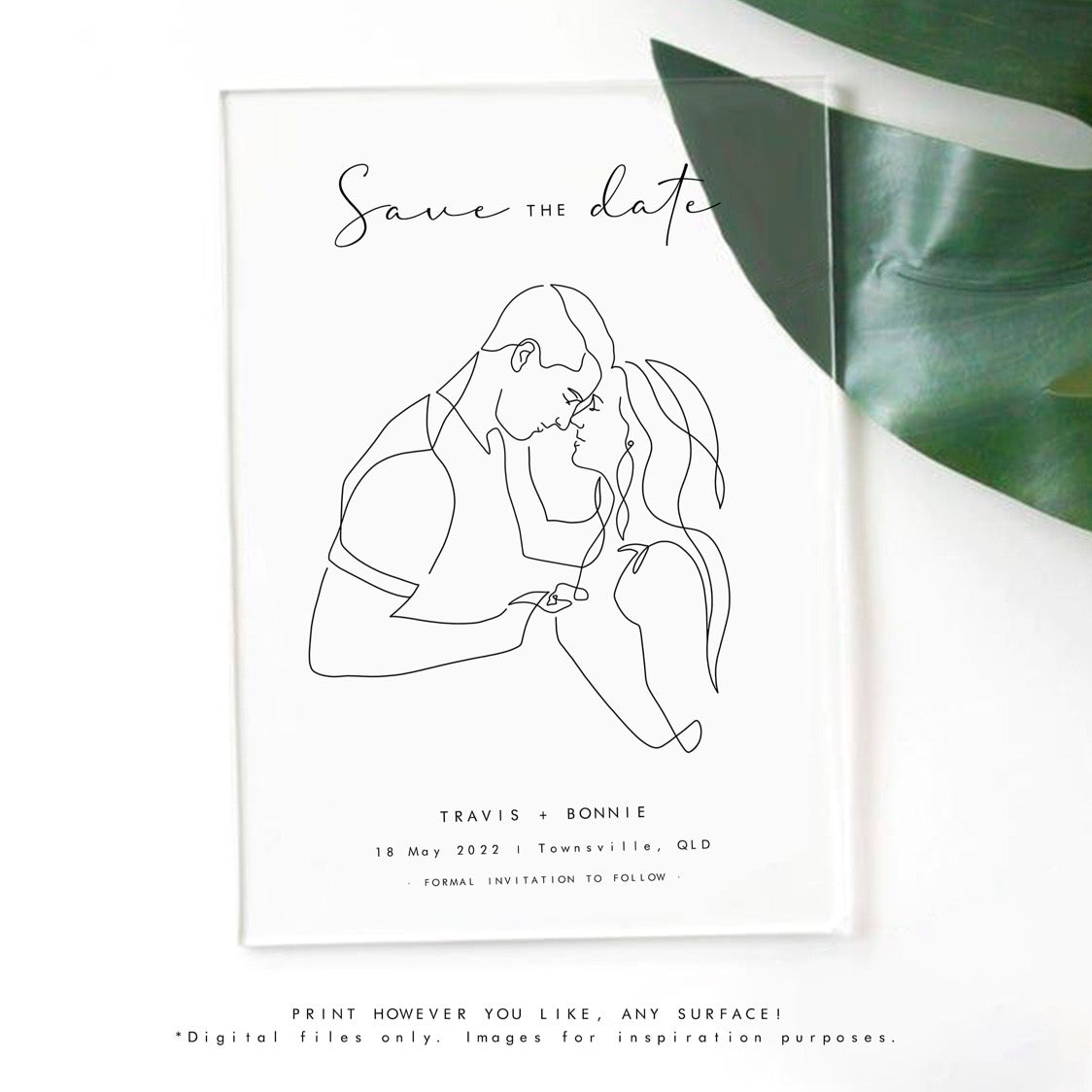 Illustrated save the date